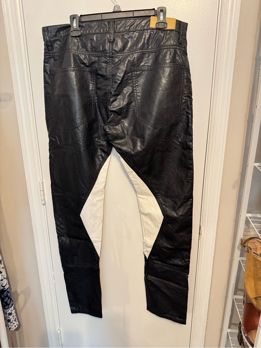 mnml S192 LEATHER PANTS Size 34 - Picture 4 of 14